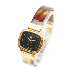 ロンジン 腕時計 クオーツ ブラック文字盤 ステンレススチール メッキ レディース LONGINES 【中古】