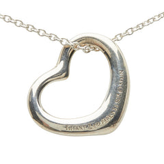 ティファニー オープンハート ネックレス SV925 シルバー レディース TIFFANY&Co. 【中古】