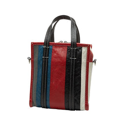 バレンシアガ バザールショッパー XS ハンドバッグ ショルダーバッグ 2WAY 452458 マルチカラー レザー レディース BALENCIAGA 【中古】