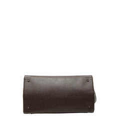 シャネル ココマーク トートバッグ ブラウン キャビアスキン レディース CHANEL 【中古】