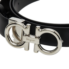 サルヴァトーレフェラガモ ガンチーニ ベルト CS-23B559 ブラック レザー メンズ Salvatore Ferragamo 【中古】