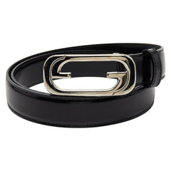 グッチ ベルト サイズ：75 30 036 194 1007 5 ブラック レザー レディース GUCCI 【中古】