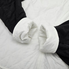 エルメス キルティングジャケット リバーシブル サイズS ブラック ホワイト ナイロン ポリエステル ポリウレタン レディース HERMES 【中古】