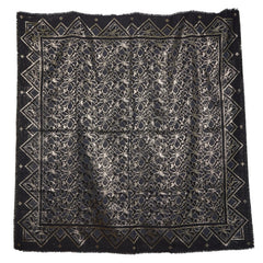 ディオール 総柄 ストール ゴールド ブラック レディース Dior 【中古】