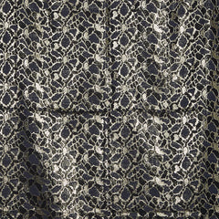 ディオール 総柄 ストール ゴールド ブラック レディース Dior 【中古】