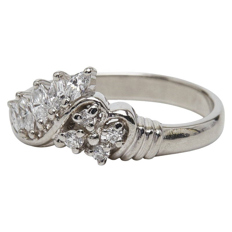 Pt900 プラチナ ダイヤ0.30ct リング 指輪 レディース 11.5号 【中古】