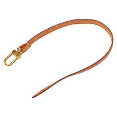 ルイ ヴィトン ポシェットアクセソワール用 ストラップ ショルダーストラップ ベージュ レザー レディース LOUIS VUITTON 【中古】