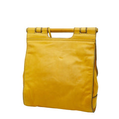 ロエベ キャンディ ショルダーバッグ イエロー レザー レディース LOEWE 【中古】
