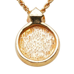 ディオール パール ラインストーン ネックレス ゴールド メッキ レディース Dior 【中古】