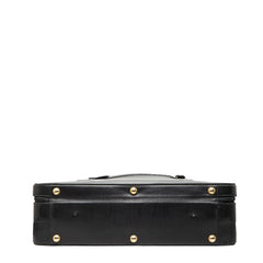 グッチ ボストンバッグ スーツケース ブラック レザー レディース GUCCI 【中古】