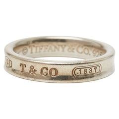 ティファニー 1837 ナローリング リング 指輪 SV925 シルバー レディース TIFFANY&Co. 【中古】