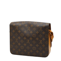 ルイ ヴィトン モノグラム カルトシエールGM 斜め掛け ショルダーバッグ M51252 ブラウン PVC レザー レディース LOUIS VUITTON 【中古】