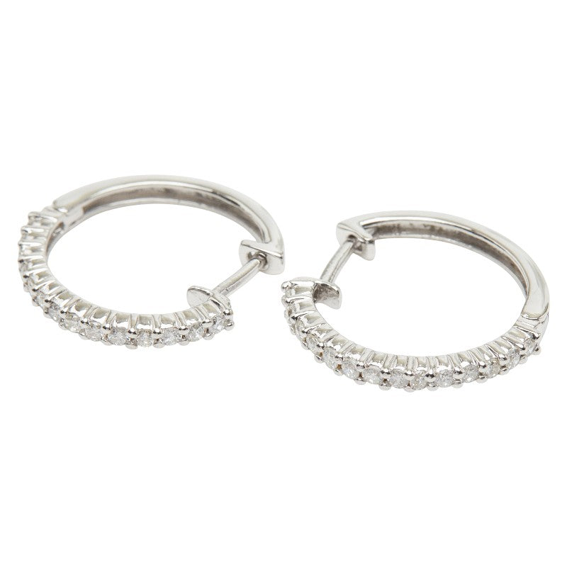 Pt900 プラチナ ダイヤ0.44ct ピアス レディース 【中古】
