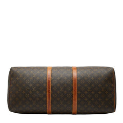ルイ ヴィトン モノグラム キーポル60 ボストンバッグ トラベルバッグ M41422 ブラウン PVC レザー レディース LOUIS VUITTON 【中古】