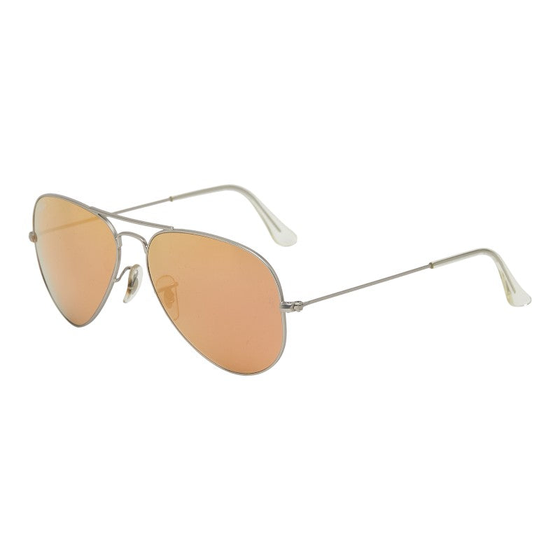 レイバン アビエーター サングラス ティアドロップ RB3025 シルバー メタル メンズ Ray-Ban 【中古】