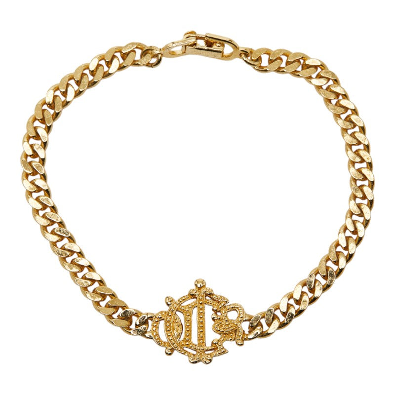 ディオール チェーン ブレスレット ゴールド メッキ レディース Dior 【中古】