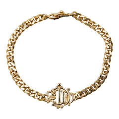 ディオール チェーン ブレスレット ゴールド メッキ レディース Dior 【中古】