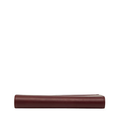 カルティエ マストライン 二つ折り財布 ワインレッド ボルドー レザー レディース CARTIER 【中古】