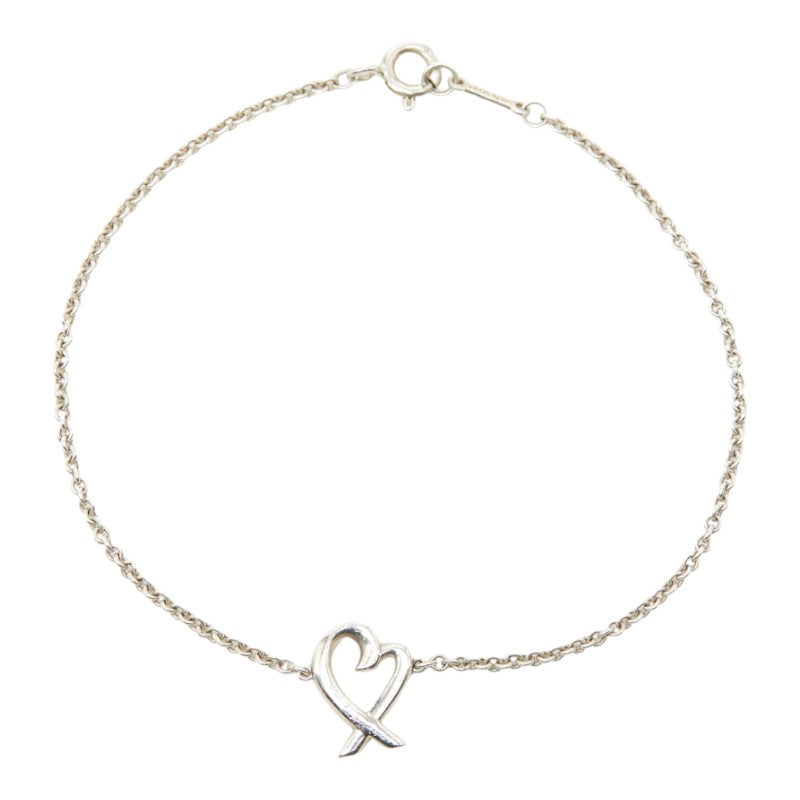 ティファニー ラビングハート ブレスレット SV925 シルバー レディース TIFFANY&Co. 【中古】
