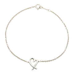 ティファニー ラビングハート ブレスレット SV925 シルバー レディース TIFFANY&Co. 【中古】