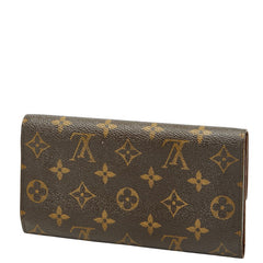 ルイ ヴィトン モノグラム ポルトフォイユ インターナショナル 長財布 M61217 ブラウン PVC レザー レディース LOUIS VUITTON 【中古】