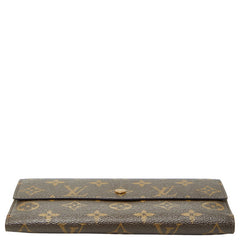 ルイ ヴィトン モノグラム ポルトフォイユ インターナショナル 長財布 M61217 ブラウン PVC レザー レディース LOUIS VUITTON 【中古】