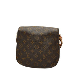 ルイ ヴィトン モノグラム ミニ サンクルー ショルダーバッグ M51244 ブラウン PVC レザー レディース LOUIS VUITTON 【中古】