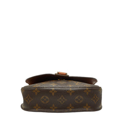ルイ ヴィトン モノグラム ミニ サンクルー ショルダーバッグ M51244 ブラウン PVC レザー レディース LOUIS VUITTON 【中古】