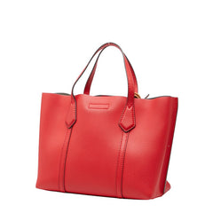 トリーバーチ ロゴ ハンドバッグ ショルダーバッグ 2WAY レッド レザー レディース Tory Burch 【中古】