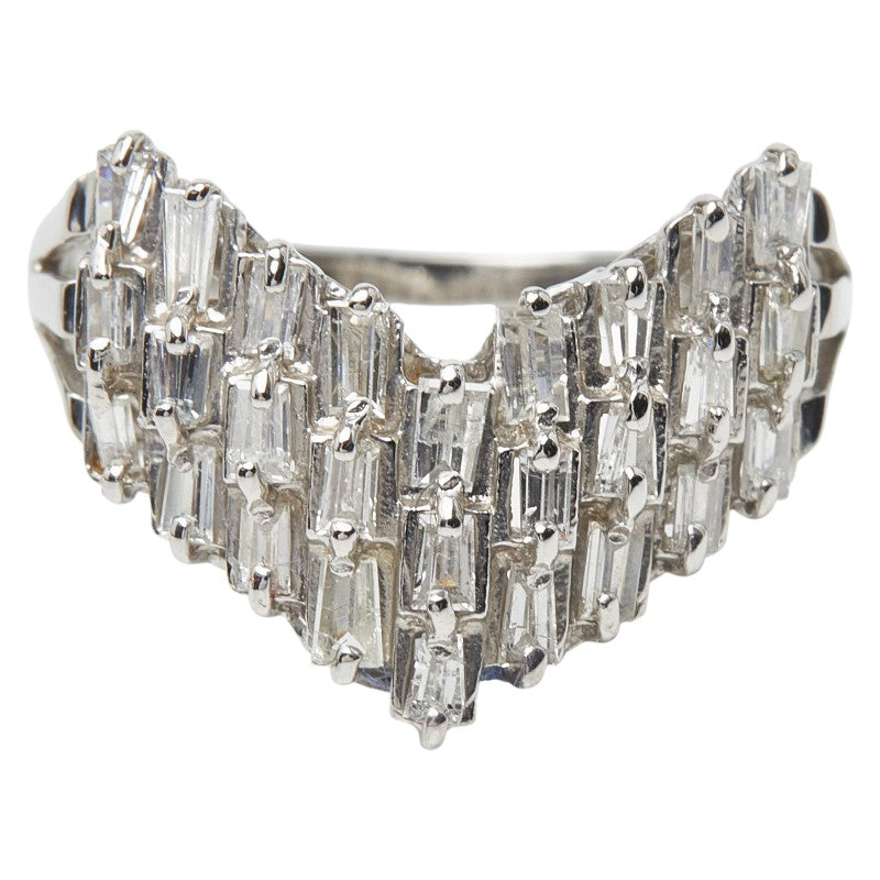 Pt900 プラチナ ダイヤ1.00ct リング 指輪 レディース 12.5号 【中古】
