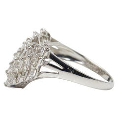Pt900 プラチナ ダイヤ1.00ct リング 指輪 レディース 12.5号 【中古】