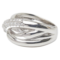 Pt900 プラチナ ダイヤ0.61ct リング 指輪 レディース 10.5号 【中古】