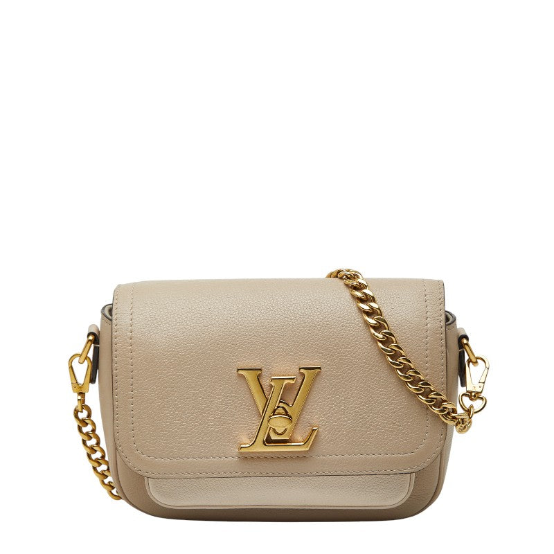 ルイ ヴィトン ロックミー テンダー チェーン ハンドバッグ ショルダーバッグ 2WAY M58554 グレージュ レザー レディース LOUIS VUITTON 【中古】