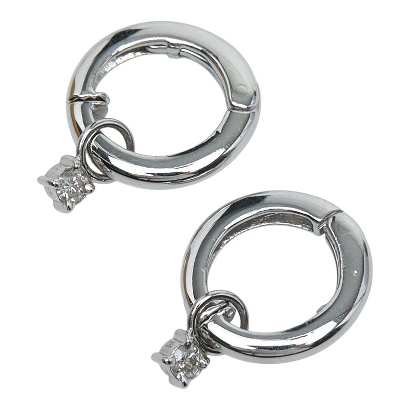 Pt900 プラチナ ダイヤ0.10ct イヤリング レディース 【中古】