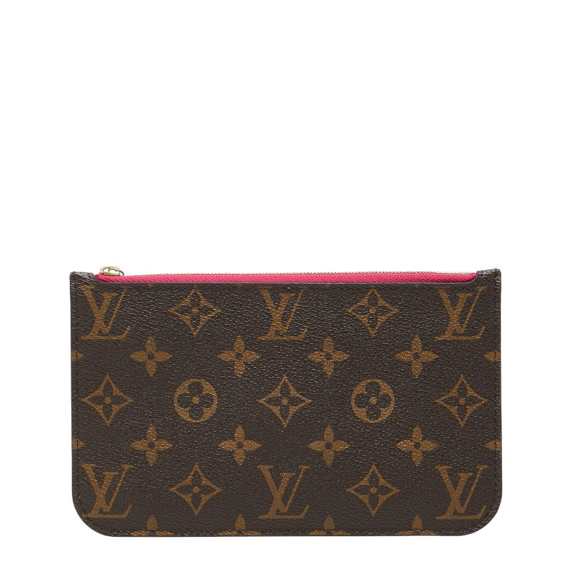 ルイ ヴィトン モノグラム ネヴァーフルPM 付属ポーチ ポーチ M41245 ブラウン PVC レザー レディース LOUIS VUITTON 【中古】