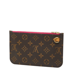 ルイ ヴィトン モノグラム ネヴァーフルPM 付属ポーチ ポーチ M41245 ブラウン PVC レザー レディース LOUIS VUITTON 【中古】