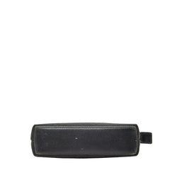 グッチ GGナイロン ポーチ 小物入れ 039 0851 0592 ブラック ナイロン レザー レディース GUCCI 【中古】