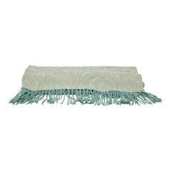 エトロ ペイズリー ストール ショール ライトブルー ホワイト シルク ウール レディース ETRO 【中古】