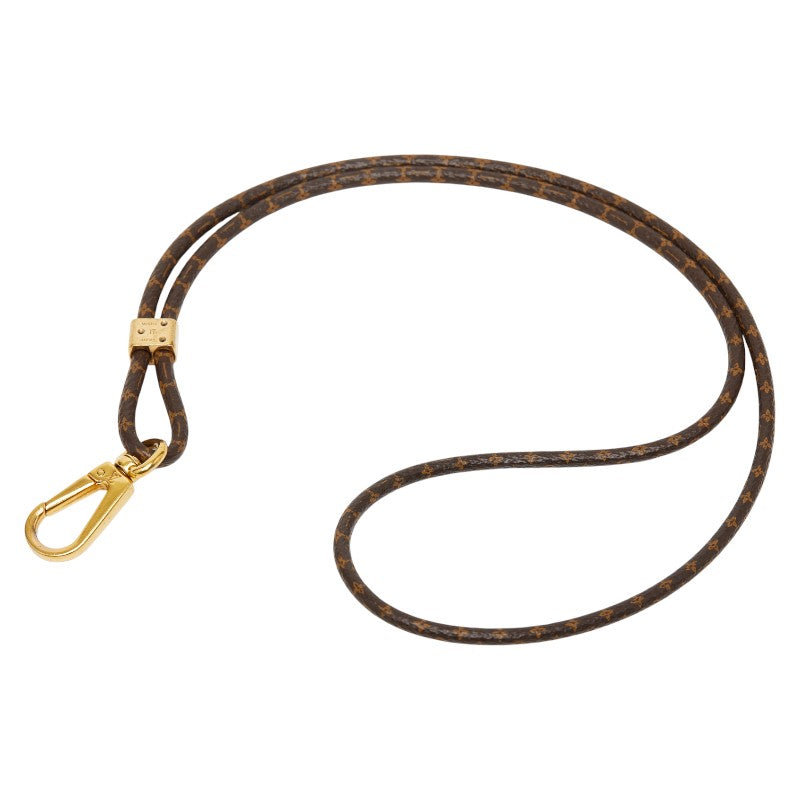 ルイ ヴィトン モノグラム フォンホルダー ルイーズ ストラップ スマートフォンホルダー M68382 ブラウン PVC レディース LOUIS VUITTON 【中古】