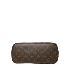 ルイ ヴィトン モノグラム ネヴァーフルPM ハンドバッグ トートバッグ M41245 ブラウン PVC レザー レディース LOUIS VUITTON 【中古】