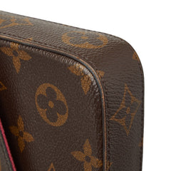 ルイ ヴィトン モノグラム ポシェット フェリシー 斜め掛け チェーン ショルダーバッグ M61276 ブラウン フューシャ PVC レザー レディース LOUIS VUITTON 【中古】