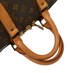 ルイ ヴィトン モノグラム キーポル バンドリエール45 ボストンバッグ ショルダーバッグ 2WAY ブラウン PVC レディース LOUIS VUITTON 【中古】