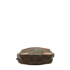 ルイ ヴィトン モノグラム ダヌーブ 斜め掛け ショルダーバッグ M45266 ブラウン PVC レザー レディース LOUIS VUITTON 【中古】