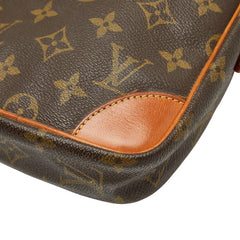ルイ ヴィトン モノグラム ダヌーブ 斜め掛け ショルダーバッグ M45266 ブラウン PVC レザー レディース LOUIS VUITTON 【中古】