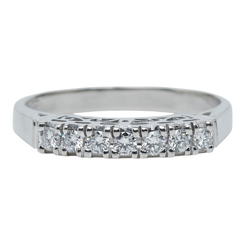 Pt900 プラチナ ダイヤ0.21ct リング 指輪 レディース 10.5号 【中古】