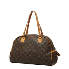 ルイ ヴィトン モノグラム モントルグイユGM ハンドバッグ ショルダーバッグ M95566 ブラウン PVC レザー レディース LOUIS VUITTON 【中古】