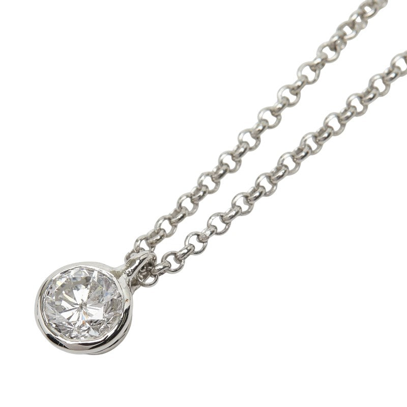 Pt900 プラチナ Pt850 プラチナ ダイヤ0.514ct ペンダント ネックレス レディース 【中古】
