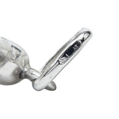 ウノアエレ K18WG ホワイトゴールド ドッグモチーフ ペンダントトップ ネックレス レディース UNOAERRE 【中古】