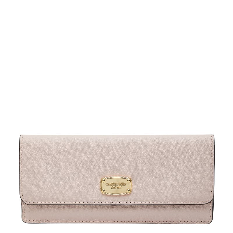 マイケルコース 長財布 ピンク レザー レディース Michael Kors 【中古】