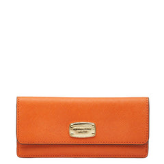 マイケルコース 長財布 オレンジ レザー レディース Michael Kors 【中古】